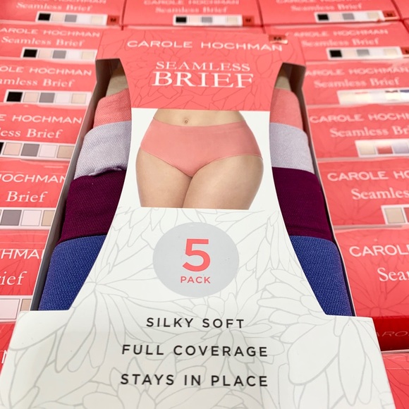 5 PACK Seamless Brief Panties - Picture 4 of 5